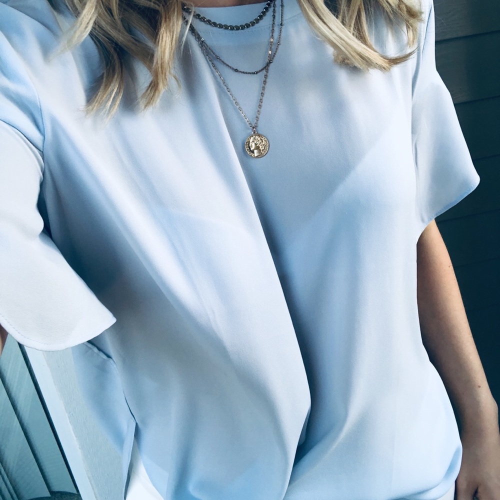 LOFT Sheer Top